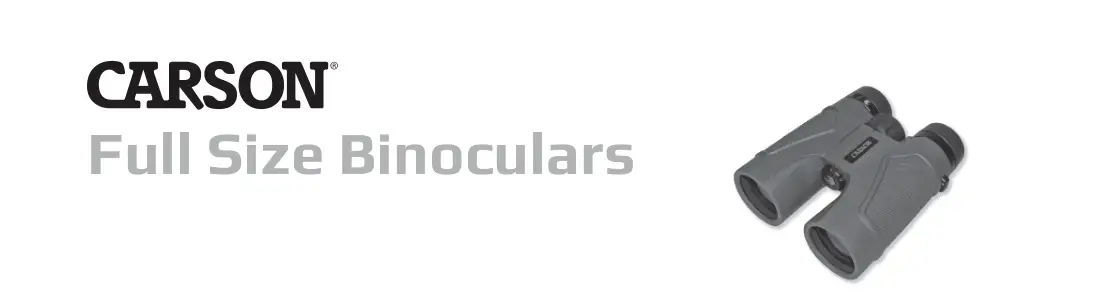 CARSON CSNVP250 Full Size Binoculars Instruction Manual