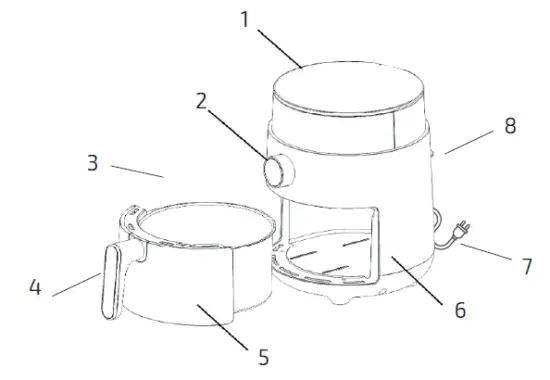 cecotec-CECOFRY-ESSENTIAL-Dietetic-Fryer-Cecofry-Essential-Rapid-Suntouch-1200-W-25-L-1