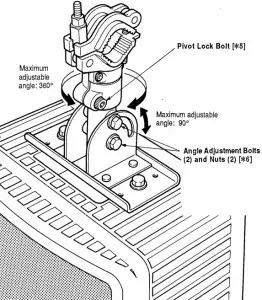 Speaker angle adjustment