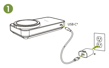 mophie 6459713 Powerstation Wireless Stand with MagSafe fig 1