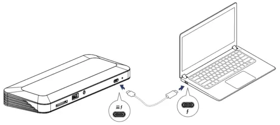 ACCELL K160B 002G Thunderbolt 4 Docking Station - Laptop