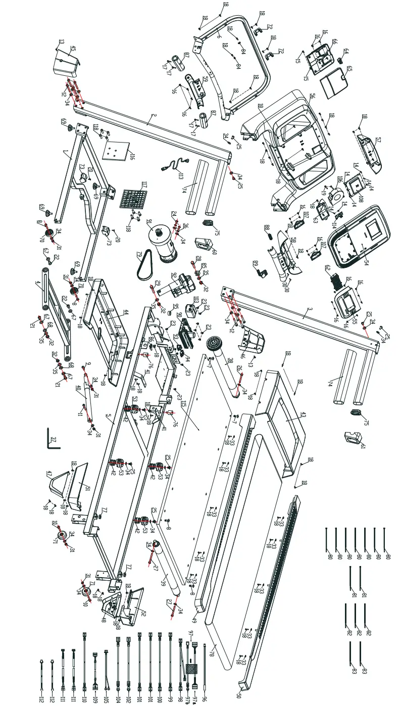 Sunny SF T7955 Evo Fit Incline Treadmill with Bluetooth and Dual Device Holders - fig 17