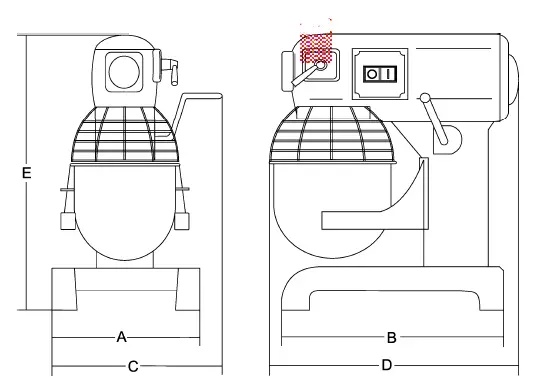 SIRMAN WSPM0030 Professional Kitchen Food Mixers Machine fig 2