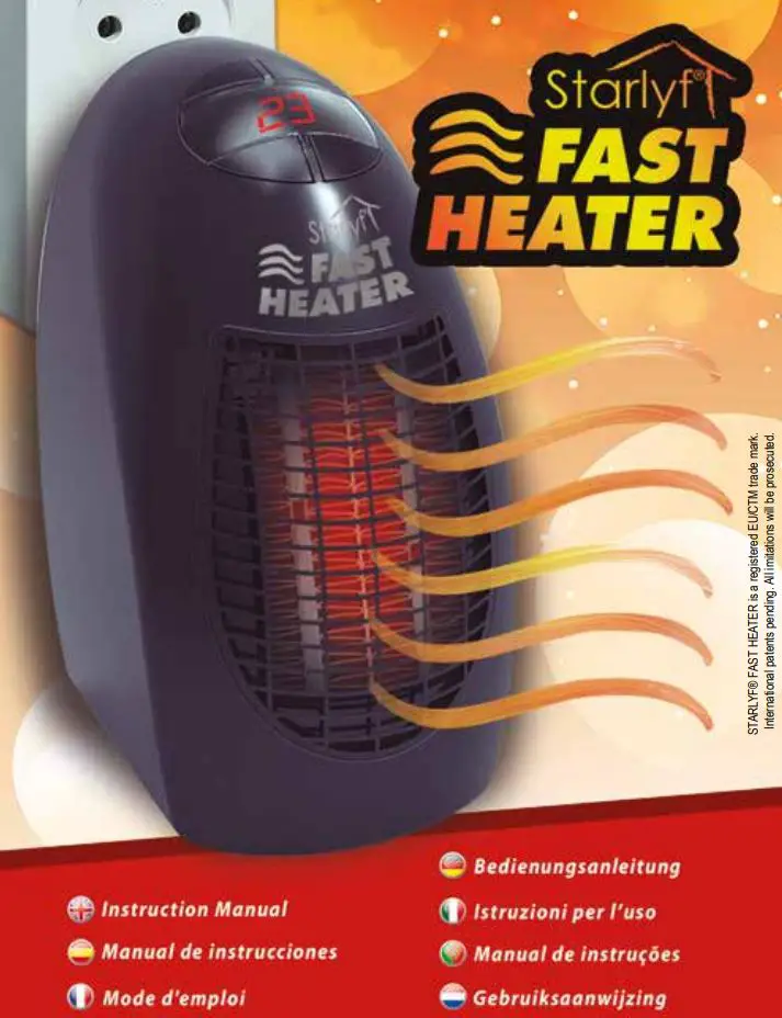 Starlyf Fast Heater Instruction Manual