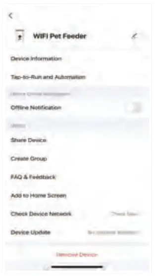 Smart Life APP specific operations