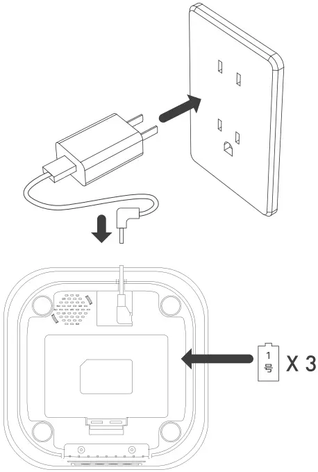 Connect the power supply
