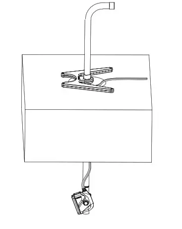 GARMIN Portable Ice Fishing Kit base around