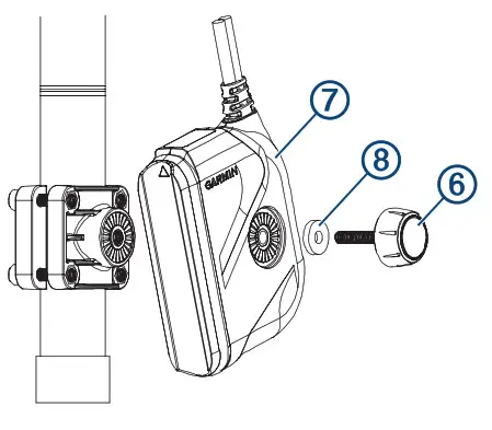 GARMIN Portable Ice Fishing Kit provide a direction indicator