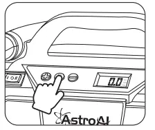 AstroAI JYP160 Tyre Inflator Air Compressor Portable - power on