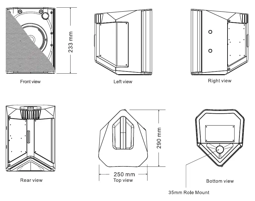 STAR VOICE SV-II Amplified speaker 2inputs + BT fig 2