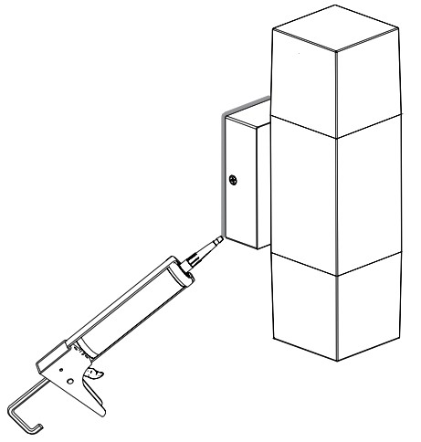 artika OUT LOC MB Lorian LED Wall Light - apple sealant