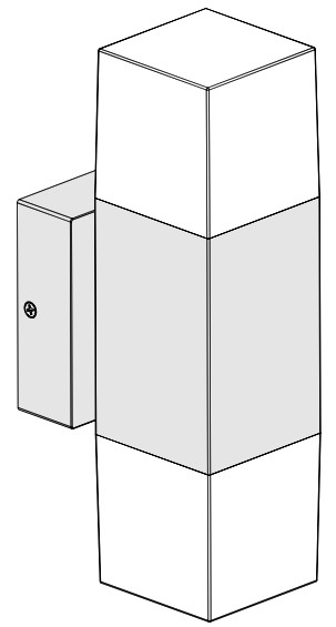 artika OUT LOC MB Lorian LED Wall Light - cover