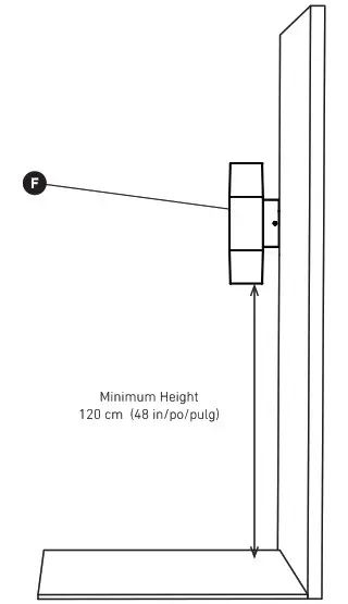 artika OUT LOC MB Lorian LED Wall Light - minmum clearance
