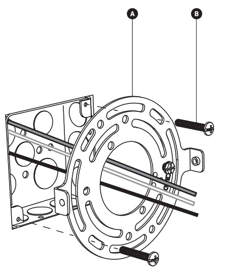 artika OUT LOC MB Lorian LED Wall Light - mouction bracket