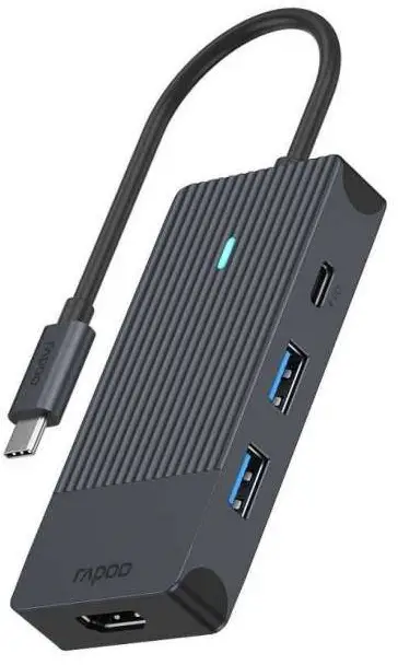rapoo UCM-2001 4 In 1 USB C Multiport Adapter