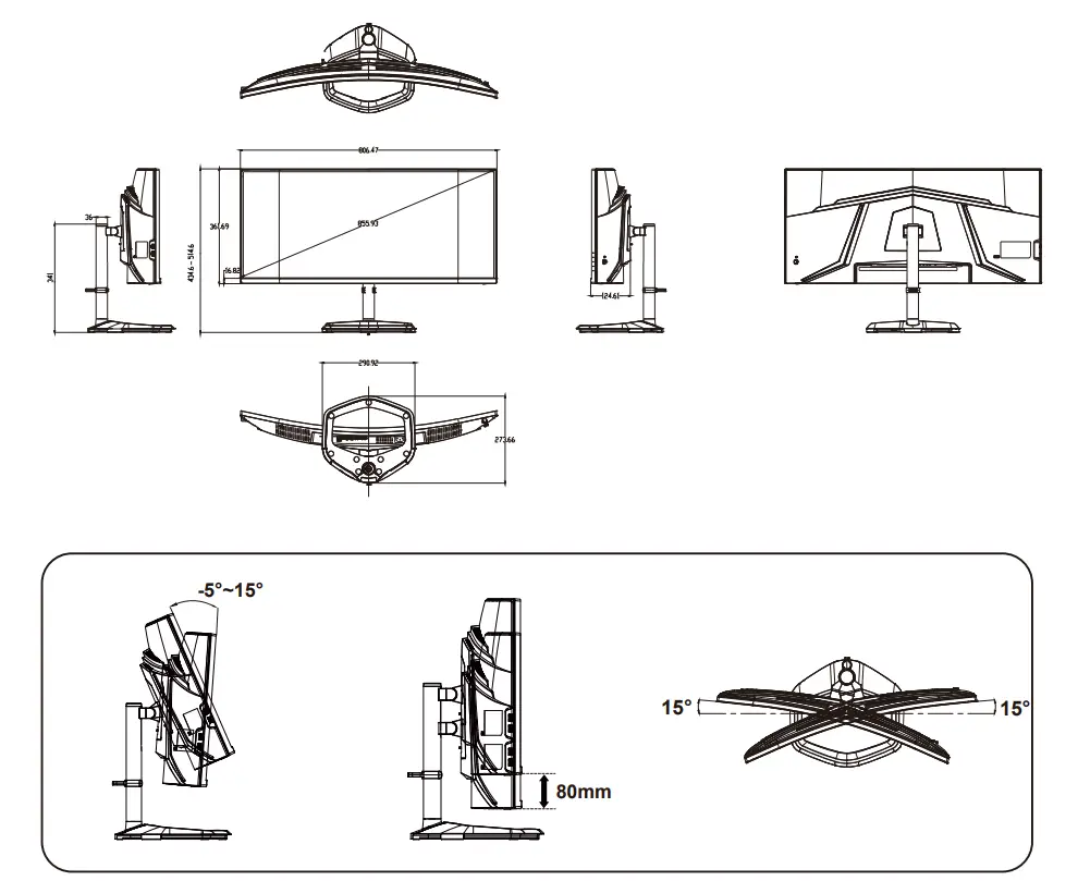 GM34-CWQ ARGB Cooler Master 34 Inch Gaming Monitor - fig 20