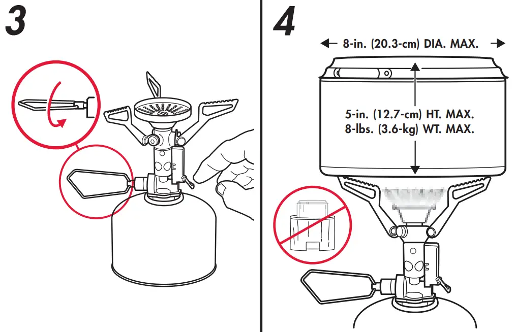 MOUNTAIN SAFETY RESEARCH POCKETROCKET Deluxe Stove - fig 2