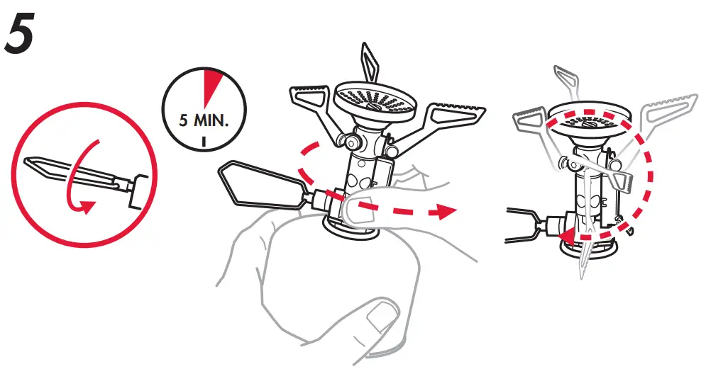 MOUNTAIN SAFETY RESEARCH POCKETROCKET Deluxe Stove - fig 3