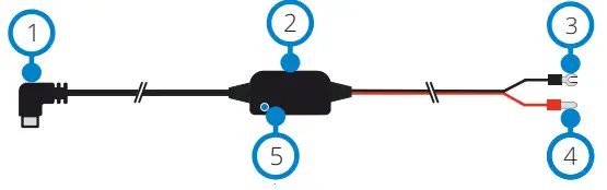 NEXTBase 414S2RFCZ Rear View Camera - Camera Power