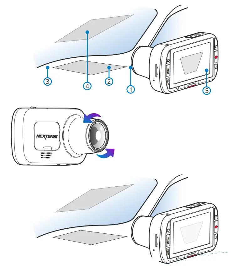 NEXTBase 414S2RFCZ Rear View Camera - Gently