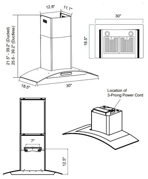 COSMO COS-668AS750 Range Hood-fig3