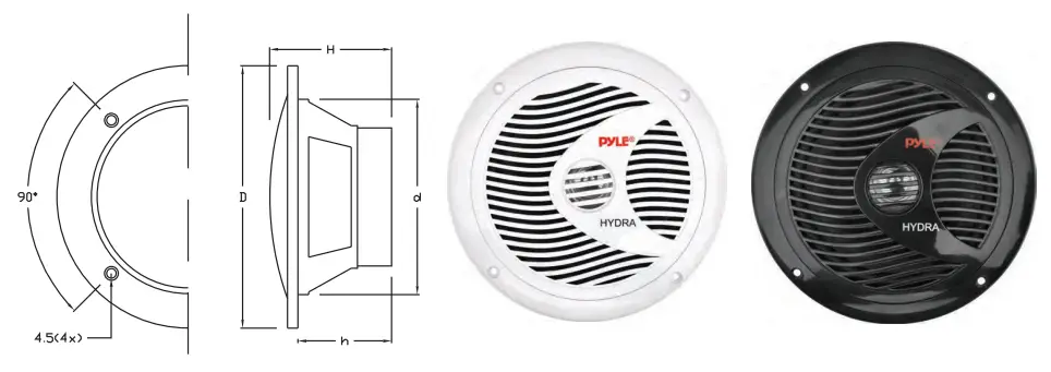 PYLE PLMR80W Dual 8 Inch Waterproof Marine-Speakers-2