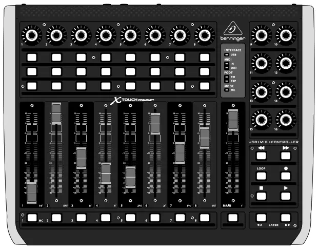 behringer X-TOUCH COMPACT Universal --Quick Start Guide