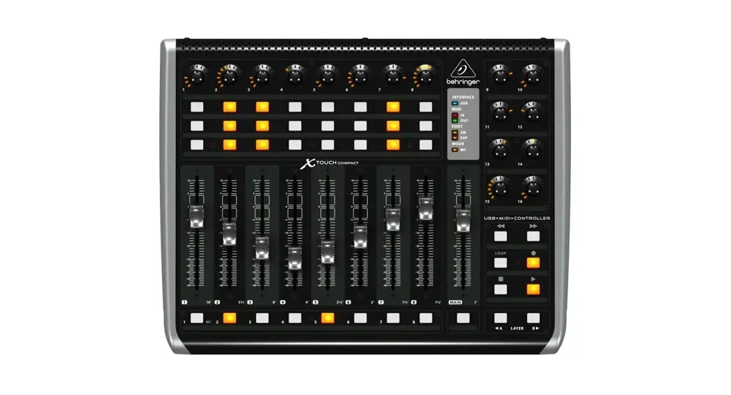 Behringer X-touch Compact Universal Usb/midi Controller User Guide