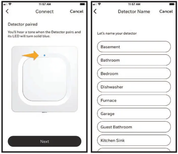 resideo RCHWES4 Wi Fi Water Leak and Freeze Detector - FIG 3