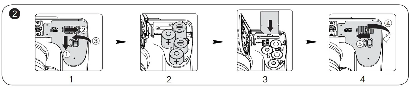 KODAK Digital Camera User Guide - Insert the Batteries and the Memory Card