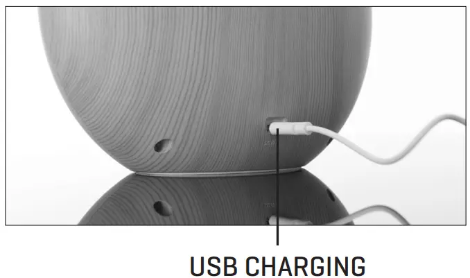 SHARPER IMAGE 208222 Love Moon Lamp- fig1