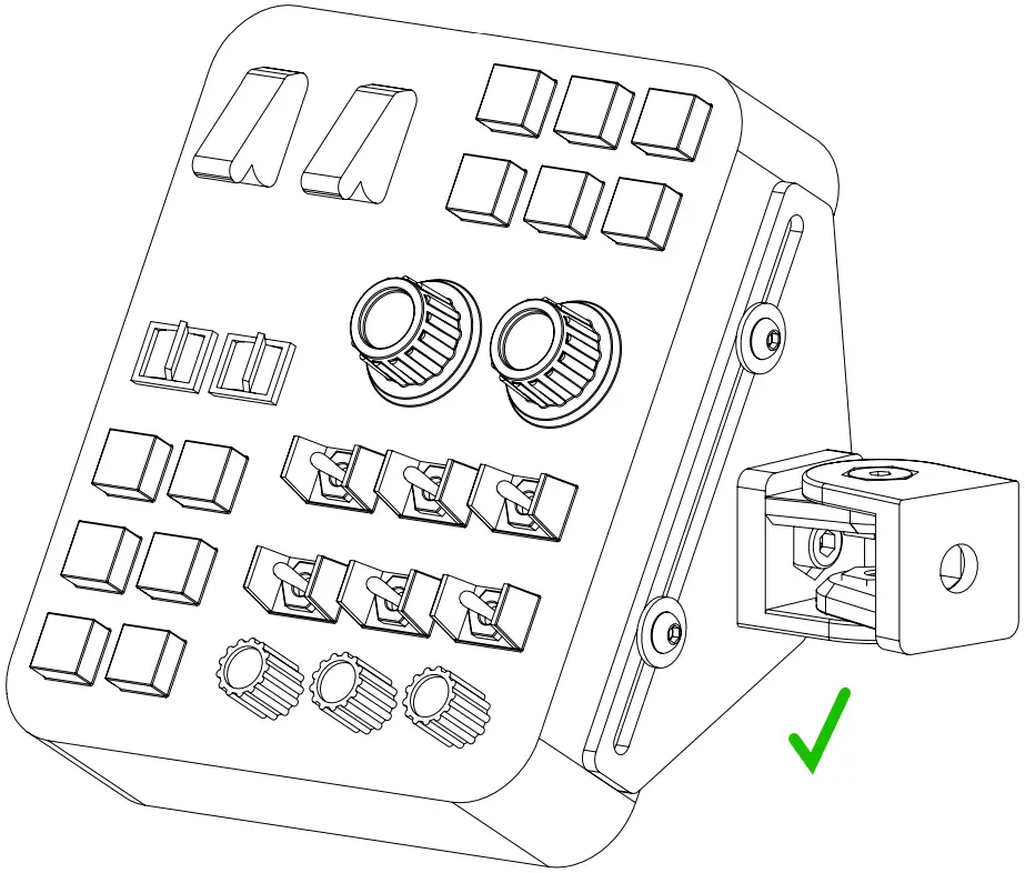 MONSTERTECH 00670001 VPC Control Panel Mount - FIG 18