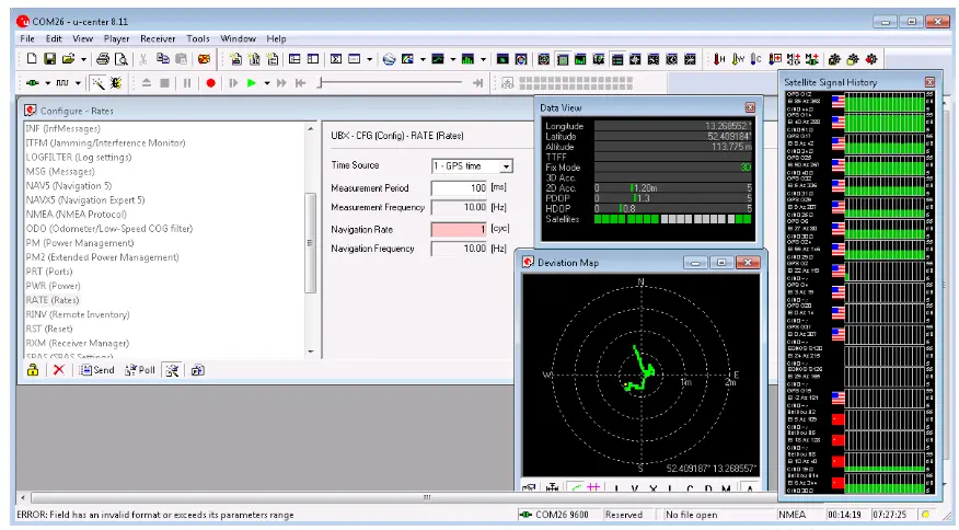 u-blox NL-8022MU 8-Multi GNSS USB Roofmount Receiver - Plug the USB2