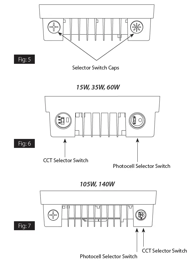 RAB X17FA140SF X17 FA Field Adjustable Dusk to Dawn LED Flood Light fig (4)