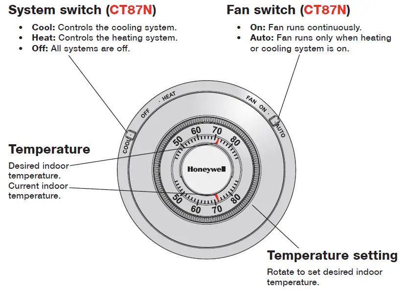Honeywell Home CT87K1004E1 The Round Heat Only (9)