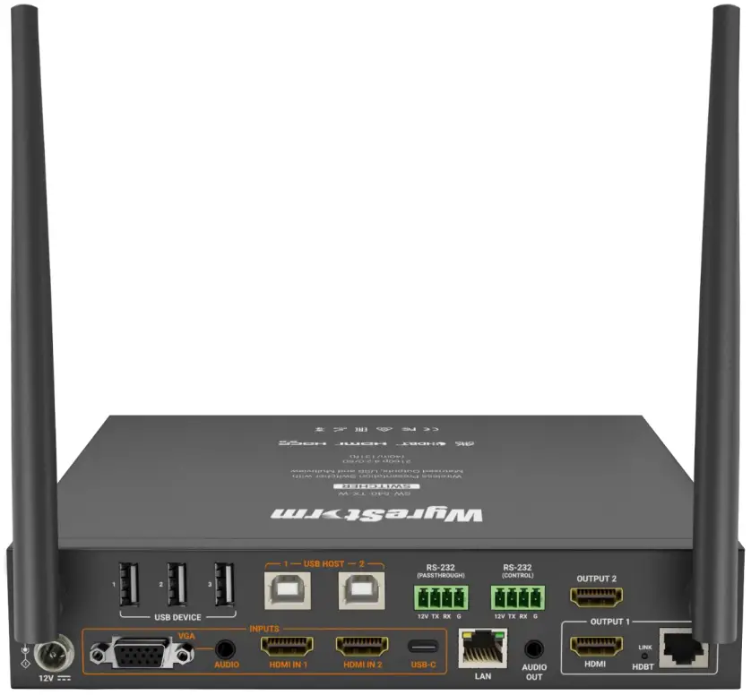 WyreStorm SW 540 TX W Switcher with Wireless Casting