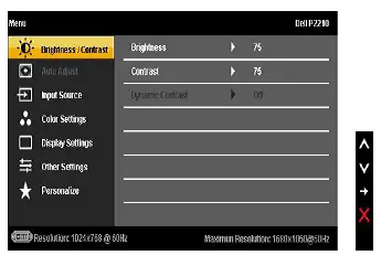 Main Menu for digital