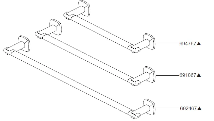 BRIZO-694767-Allaria-8-Inch-Towel-Bar-FIG-1