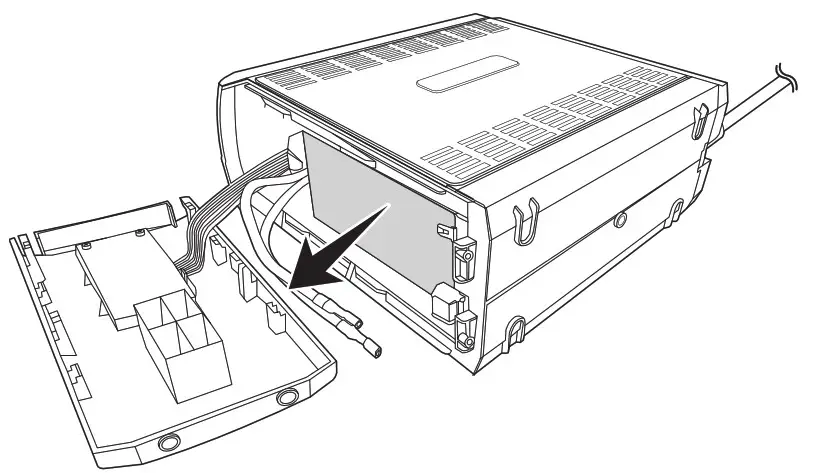 amazonbasics B07RRYB3RJ Line - Slide the battery