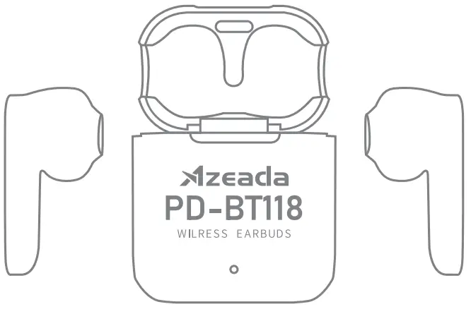 AZEADA PD-BT118 Wireless Earbuds