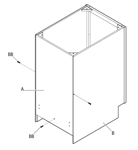 HAMPTON BAY BTR18FH Pull-Out Trash Can Base Cabinet fig 13