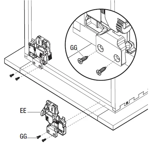 HAMPTON BAY BTR18FH Pull-Out Trash Can Base Cabinet fig 17