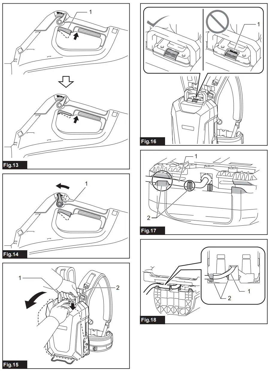 makita UB001C Battery Powered Blower - Figure 3