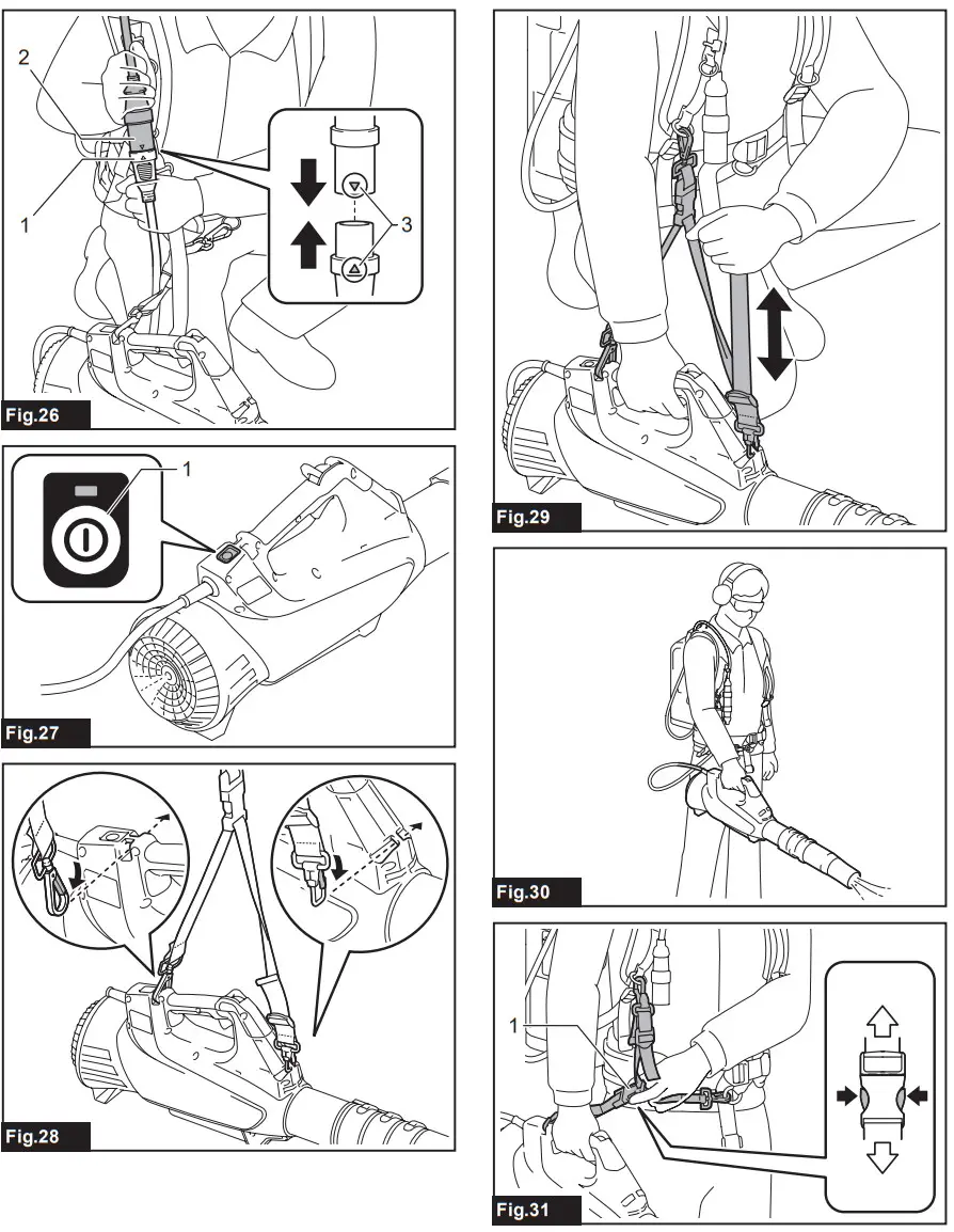 makita UB001C Battery Powered Blower - Figure 5