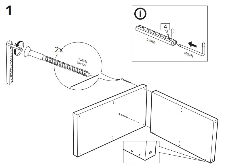 IKEA KALLAX Shelving unit - 1