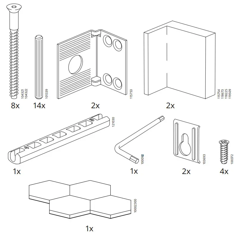 IKEA KALLAX Shelving unit - tools