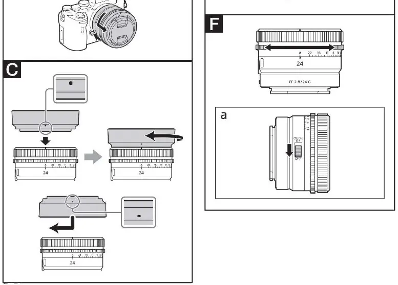 SONY SEL24F28G Interchangeable Lens Objectif Interchangeable - Product Overview 3