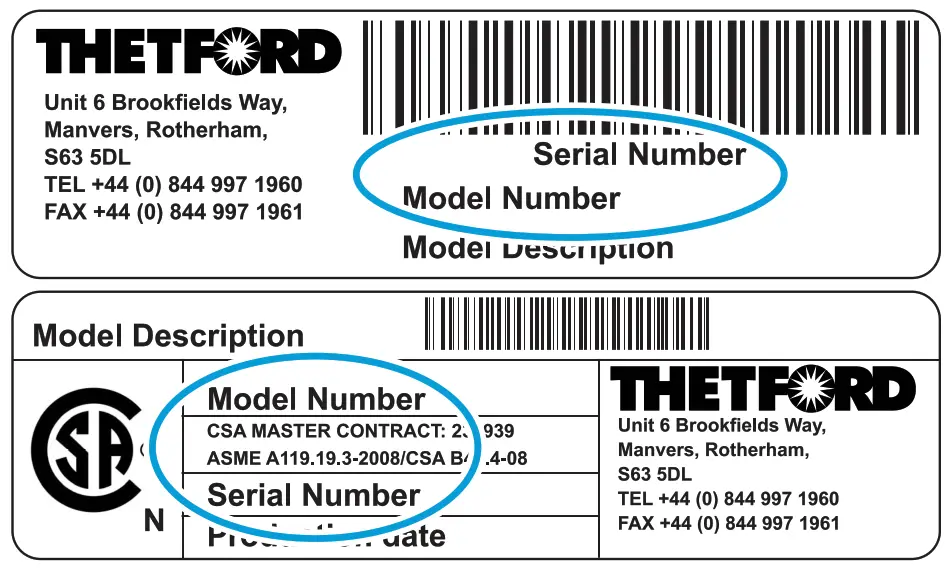 THETFORD Argent Stainless Sink Left Hand - FIG 4