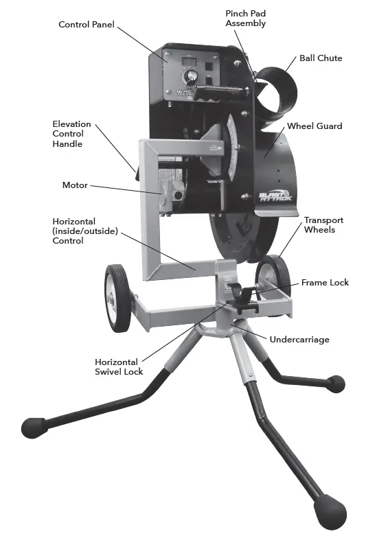 BlastAttack Softball Pitching Machine 1