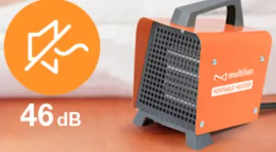 Portable Space Heater 1500W Energy Efficient Electric Personal Heaters (4)